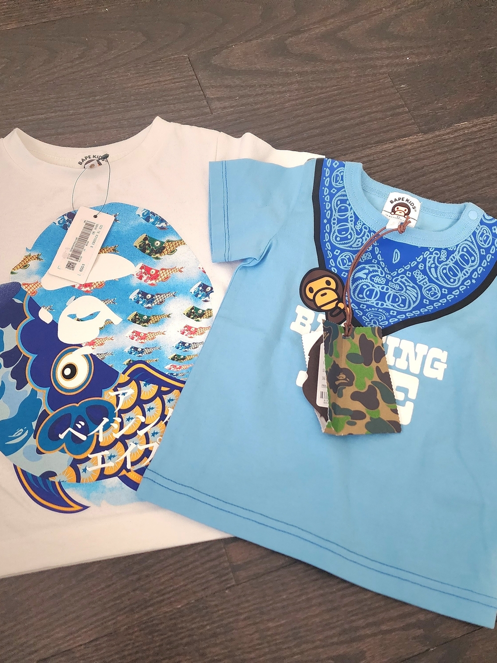 BAPE Baby Graphic Tee 2pcs 90/80